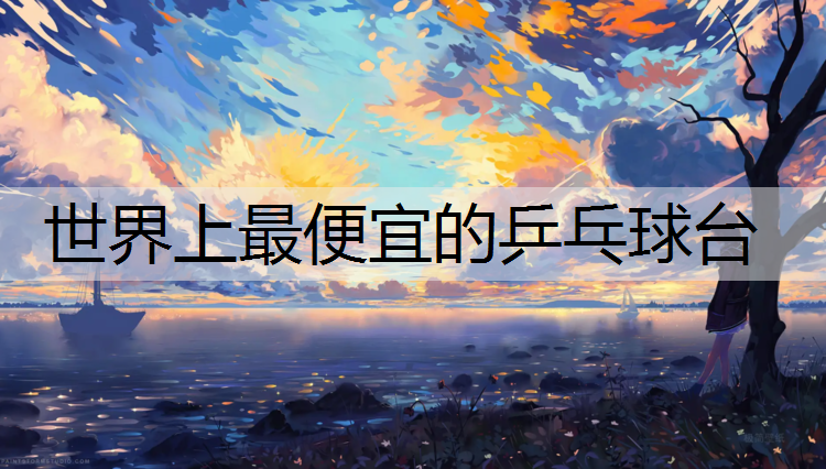 世界上最便宜的乒乓球台