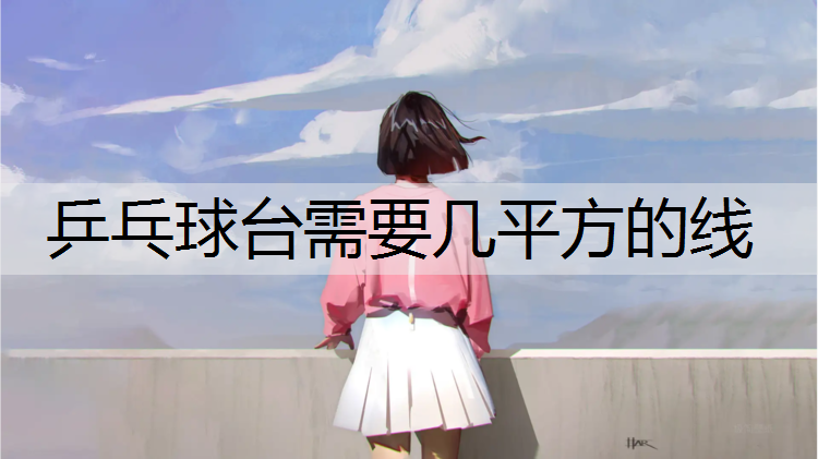 乒乓球台需要几平方的线