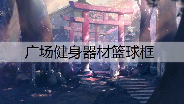 广场健身器材篮球框